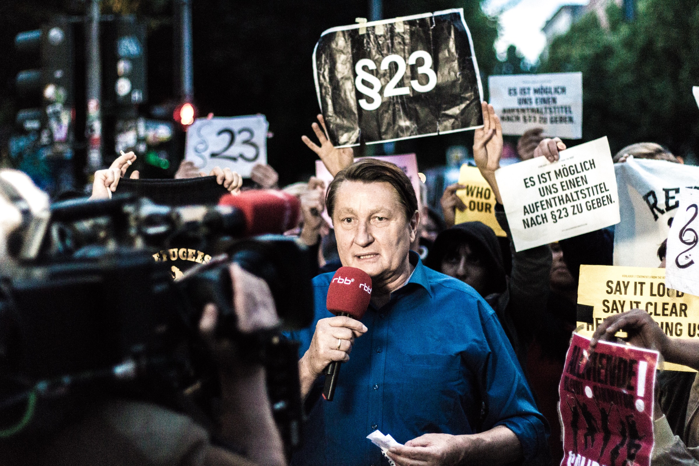 Ulli Zelle berichtet vor Ort in Berlin